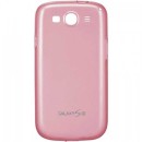Samsung Cover Clear Plastic Case Θήκη EFC-1G6WPE Pink - GALAXY S3 I9300 / I9301