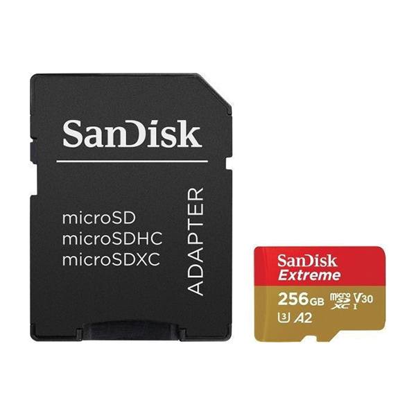 Sandisk Ultra microSDXC 256GB U3 V30 A2 With Adapter Κάρτα Μνήμης