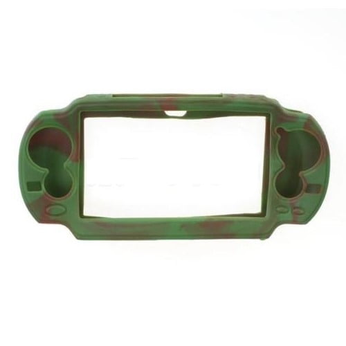 Silicone Case Skin Army Green - PS Vita 1000 Console