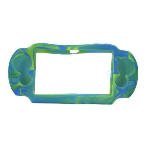 Silicone Case Skin Green / Blue - PS Vita 1000 Console