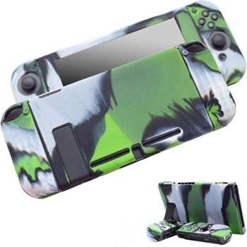 Silicone Case Skin Θήκη Army Green - Nintendo Switch Console
