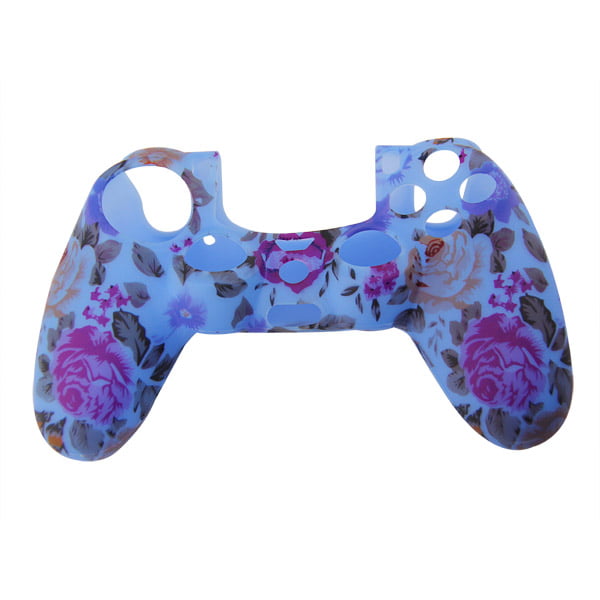 Silicone Case Skin Blue Flower Κάλυμμα Σιλικόνης Χειριστηρίου - PS4 Controller