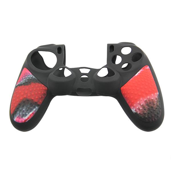 Silicone Case Skin Camouflage Black & Red Κάλυμμα Σιλικόνης Χειριστηρίου - PS4 Controller