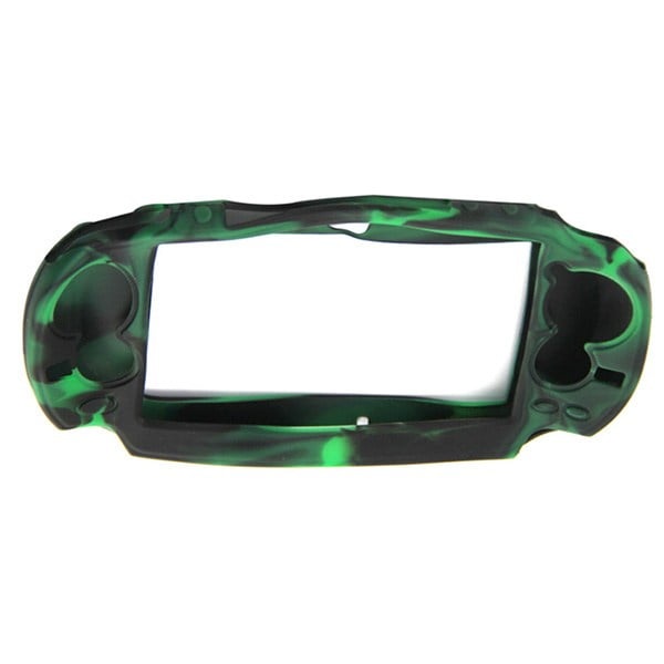 Silicone Case Skin Green / Black - PS Vita 1000 Console