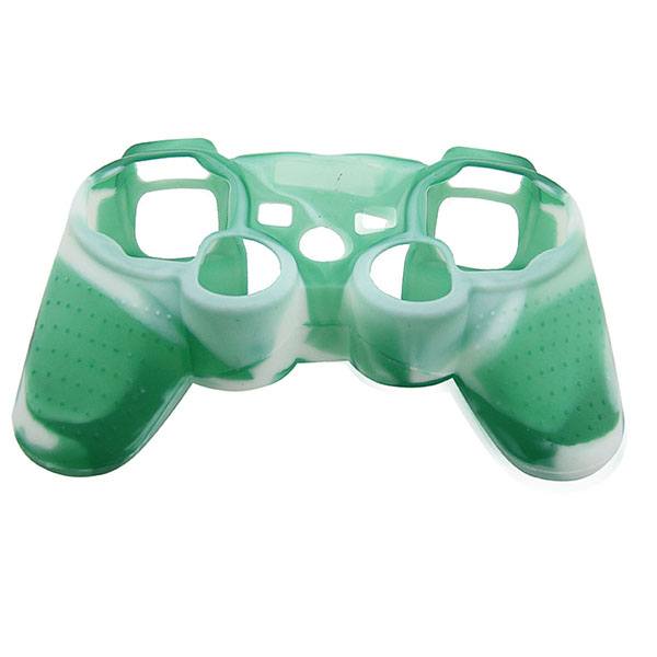 Silicone Case Skin Green / White Κάλυμμα Σιλικόνης Χειριστηρίου - PS3 Controller