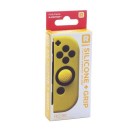 Silicone Case Skin + Grips Right Yellow - Nintendo Switch Joy Con Controller