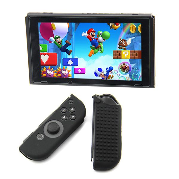 Silicone Case Skin Non Slip Black Κάλυμμα Σιλικόνης Χειριστηρίου - Nintendo Switch Joy Con Controller