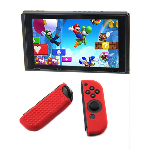 Silicone Case Skin Non Slip Red Κάλυμμα Σιλικόνης Χειριστηρίου - Nintendo Switch Joy Con Controller