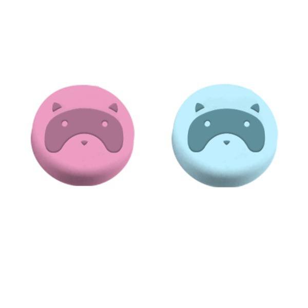 Silicone Case Skin + Grips Tanooki Combo Pack - Nintendo Switch Joy Con Controller