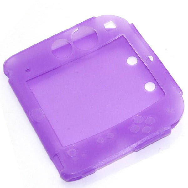 Θήκη Σιλικόνης Μωβ Silicone Grip Case Purple - Nintendo 2DS Console