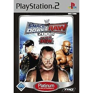 Smackdown Vs Raw 2008 Featuring ECW Platinum - PS2 Used Game