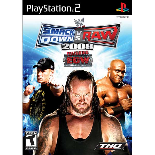 Smackdown Vs Raw 2008 Featuring ECW - PS2 Used Game