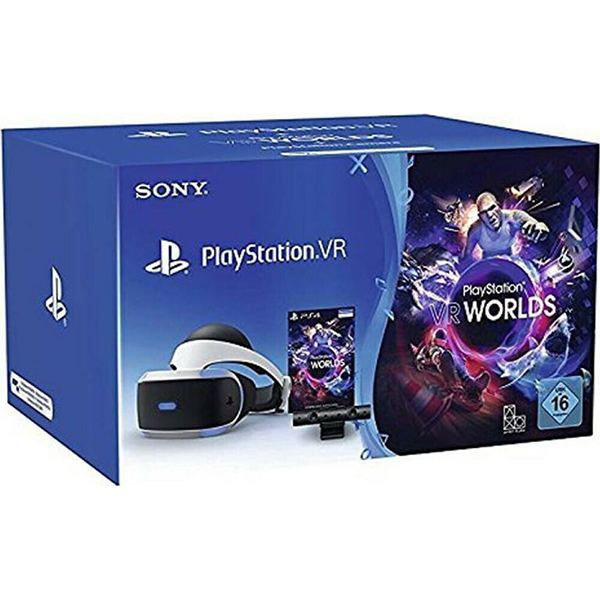 Sony Playstation VR Worlds Bundle Headset + Camera V2 + VR Worlds Game