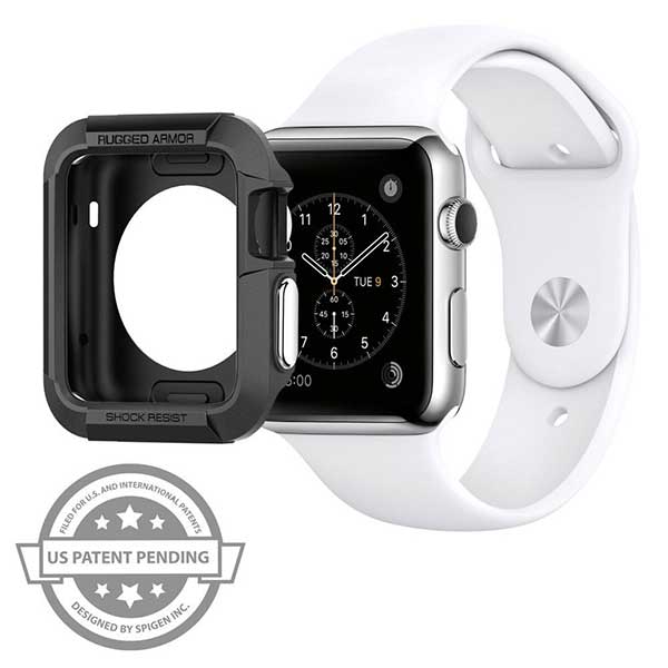 Spigen Rugded Armor Θήκη Black - Apple Watch 42mm
