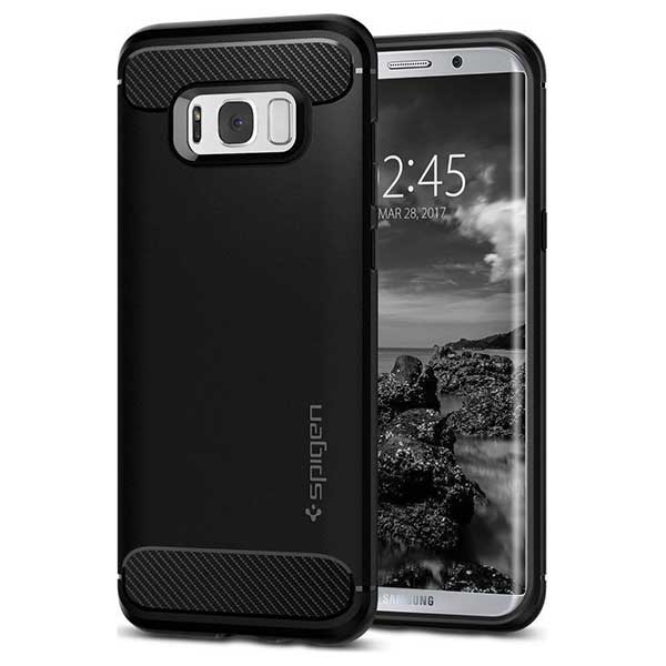 Spigen Rugged Armor Θήκη Black - Samsung Galaxy S8