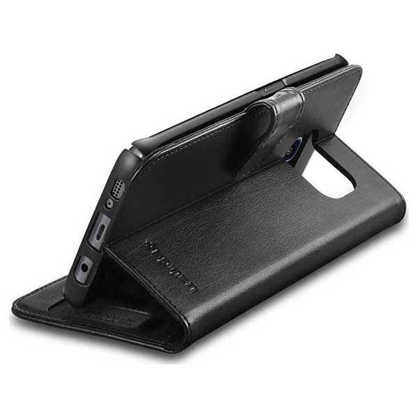 Spigen Wallet S Kickstand Cover Θήκη Black - Samsung Galaxy S7 Edge