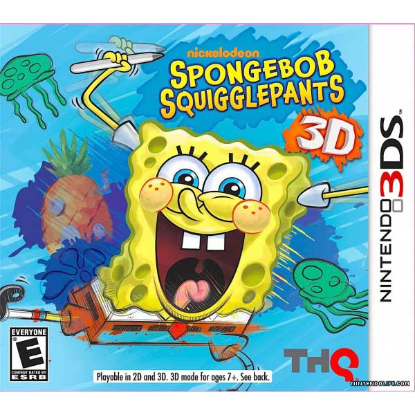 Spongebob Squigglepants 3D - Nintendo 3DS Game Spongebob Squigglepants 3D - Nintendo 3DS Game