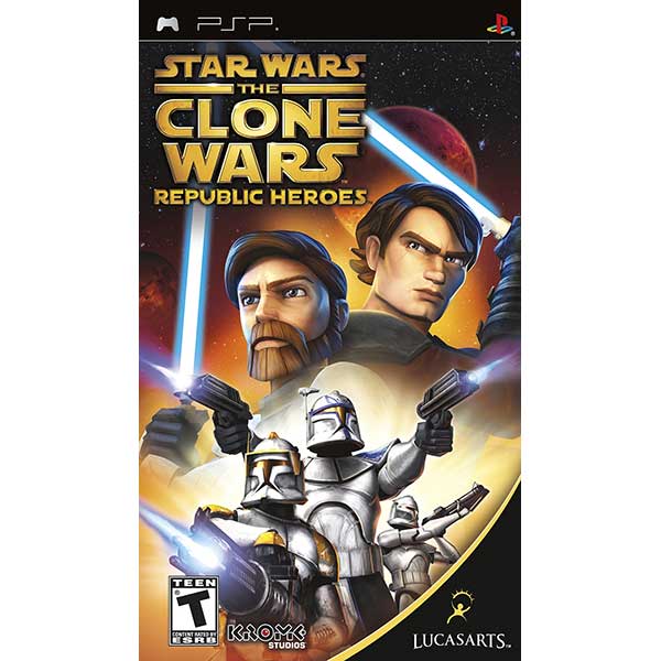 Star Wars The Clone Wars Republic Heroes - PSP Game
