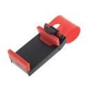 Car Stand Steering Phone Mount Holder Red Βάση Στήριξης Κινητού Στο Τιμόνι