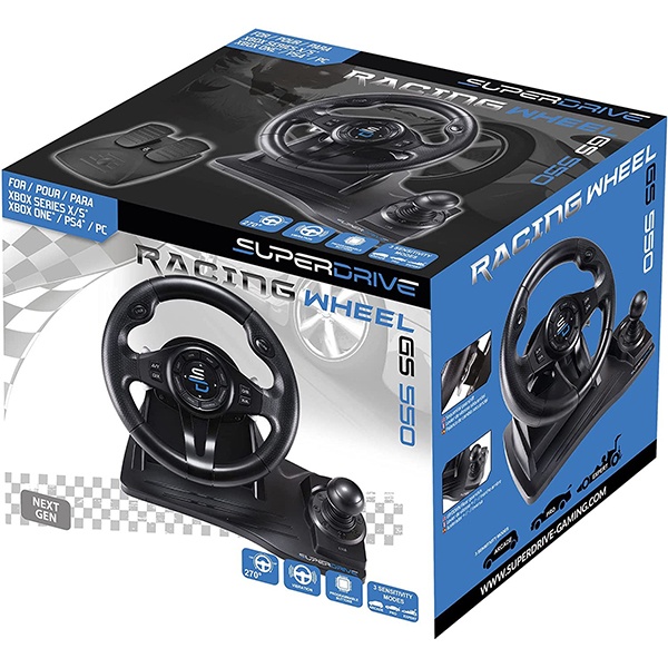 Steering Wheel Subsonic GS550 Τιμονιέρα - PS4 / PS3 / PC / XBOX One / Xbox Series X