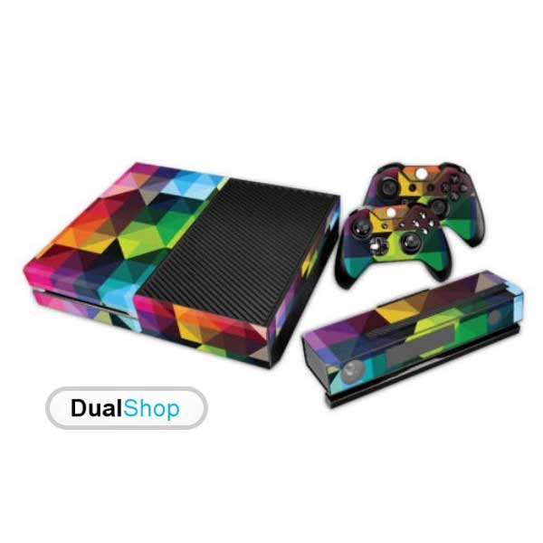 Sticker Skin Colorful Αυτοκόλλητο + 2 Controller Skin - Xbox One Console