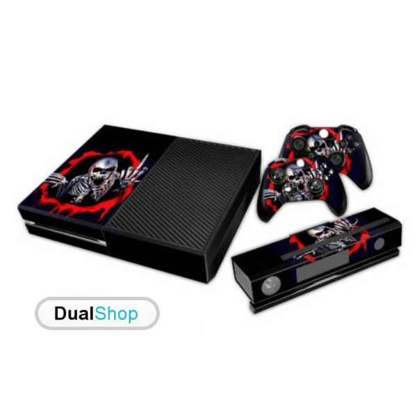 Sticker Skin Hot Skeleton Αυτοκόλλητο + 2 Controller Skin - Xbox One Console