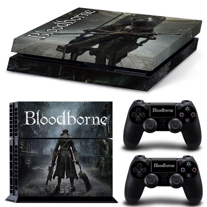 Sticker Skin BloodBorne Αυτοκόλλητο + 2 Controller Sticker - PS4 Fat Console