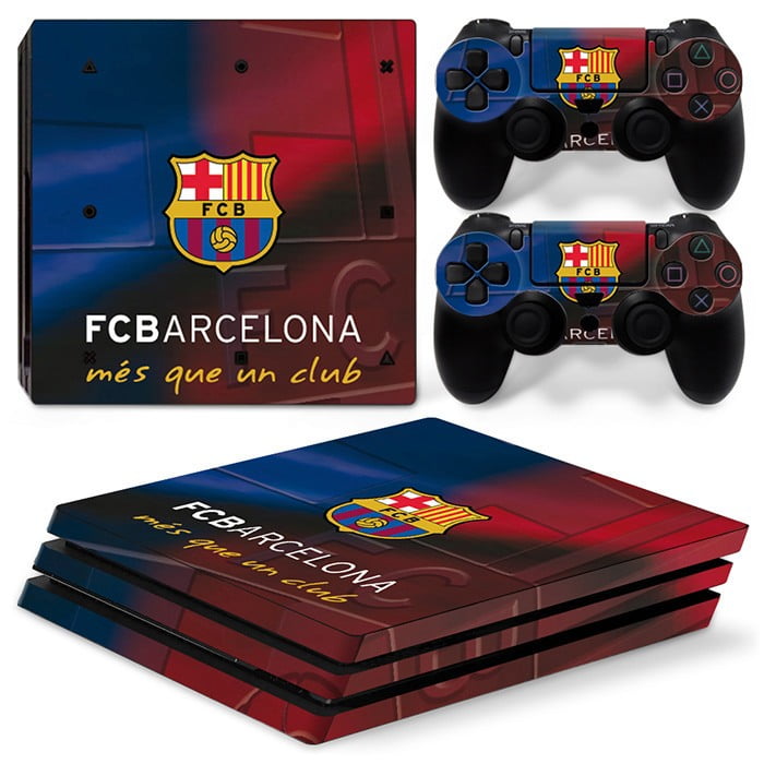 Sticker Skin Barcelona Αυτοκόλλητο + 2 Controller Sticker - PS4 Pro Console