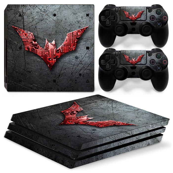 Sticker Skin Batman #2 Αυτοκόλλητο + 2 Controller Sticker - PS4 Pro Console