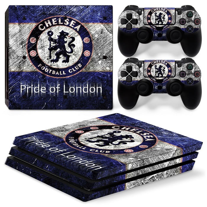 Sticker Skin Chelsea Αυτοκόλλητο + 2 Controller Sticker - PS4 Pro Console