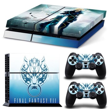 Sticker Skin Final Fantasy Αυτοκόλλητο + 2 Controller Sticker - PS4 Fat Console