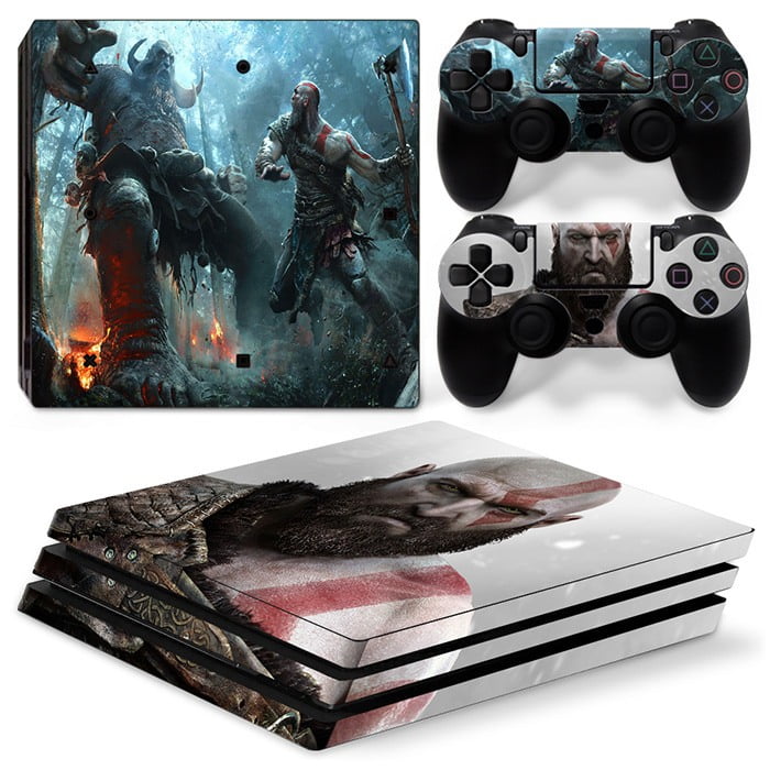 Sticker Skin God Of War Αυτοκόλλητο + 2 Controller Sticker - PS4 Pro Console
