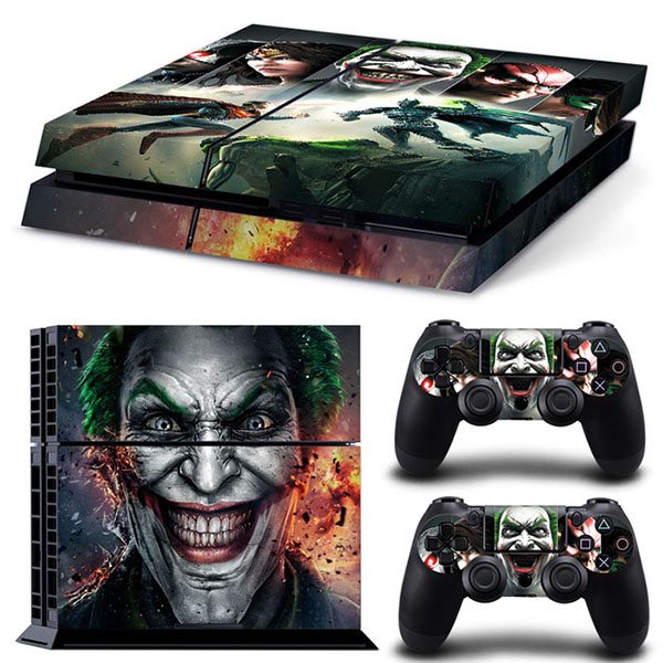 Sticker Skin Joker #3 Αυτοκόλλητο + 2 Controller Skin - PS4 Fat Console