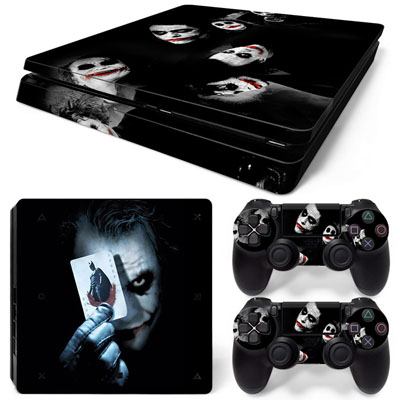 Sticker Skin Joker Αυτοκόλλητο + 2 Controller Sticker - PS4 Slim Console