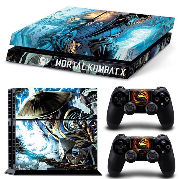 Sticker Skin Mortal Kombat Αυτοκόλλητο + 2 Controller Skin - PS4 Fat Console