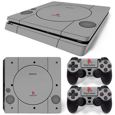 Sticker Skin PSX Αυτοκόλλητο + 2 Controller Sticker - PS4 Slim Console