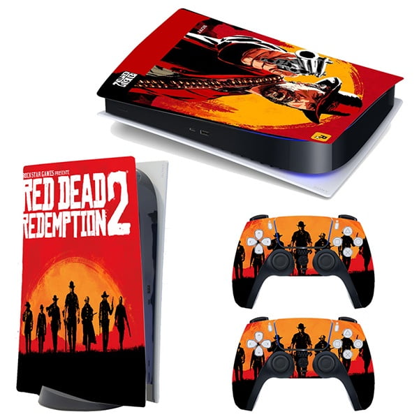 Sticker Skin Red Dead Redemption 2 Αυτοκόλλητο + 2 Controller Sticker - PS5 Disk Edition
