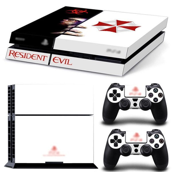 Sticker Skin Resident Evil Αυτοκόλλητο + 2 Controller Skin - PS4 Fat Console