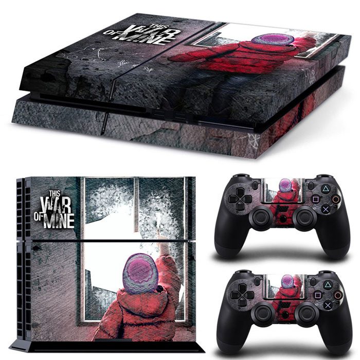 Sticker Skin The War Of Mine Αυτοκόλλητο + 2 Controller Sticker - PS4 Fat Console