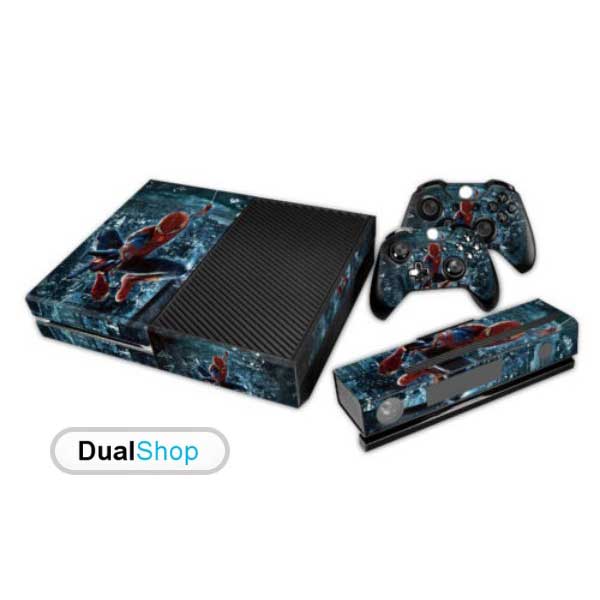 Sticker Skin Spiderman Αυτοκόλλητο + 2 Controller Skin - Xbox One Console