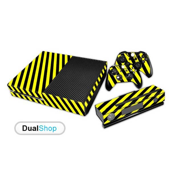 Sticker Skin Yellow Αυτοκόλλητο + 2 Controller Skin - Xbox One Console