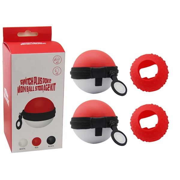 Storage Kit Case & Silicone Θήκη Red Poke Ball - Nintendo Switch