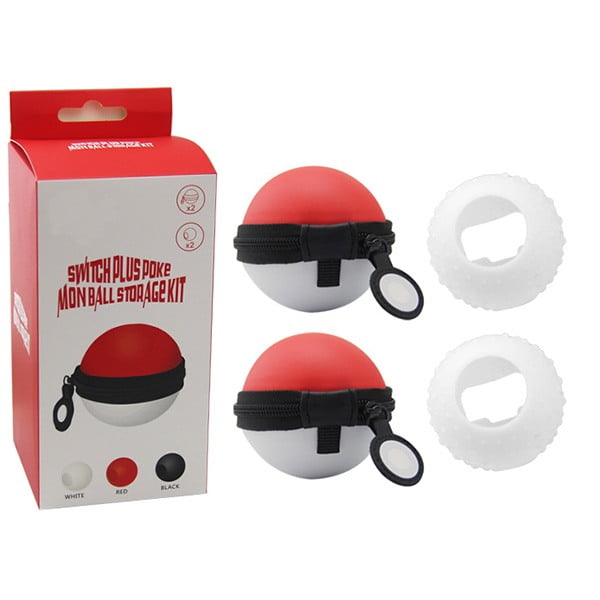Storage Kit Case & Silicone Θήκη White Poke Ball - Nintendo Switch