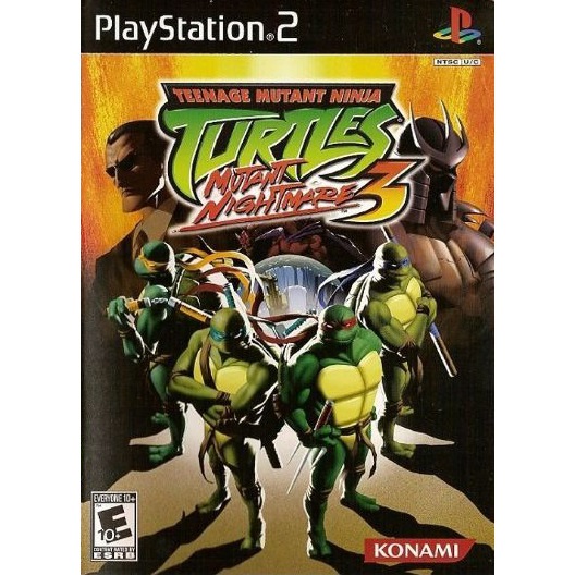 Teenage Mutant Ninja Turtles 3 Mutant Nightmare - PS2 Used Game