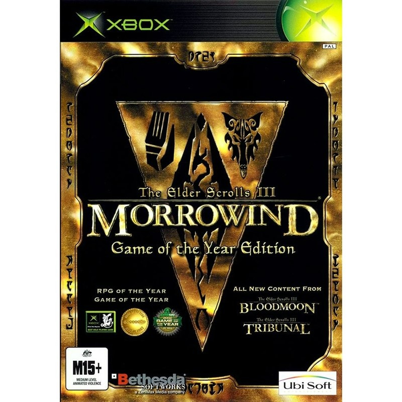 The Elder Scrolls III Morrowind Game Of The Year - Xbox Used Game