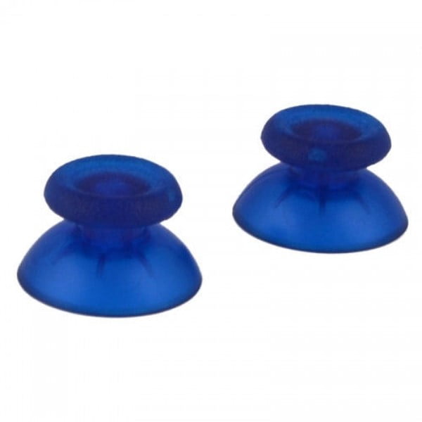 Analog Thumbsticks Plastic Transparent Blue Πλαστικοί Αναλογικοί Μοχλοί Μπλε Διάφανο - PS4 Controller