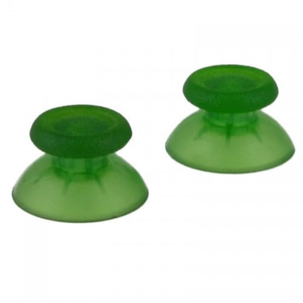 Analog Thumbsticks Plastic Transparent Green Πλαστικοί Αναλογικοί Μοχλοί Πράσινο Διάφανο - PS4 Controller