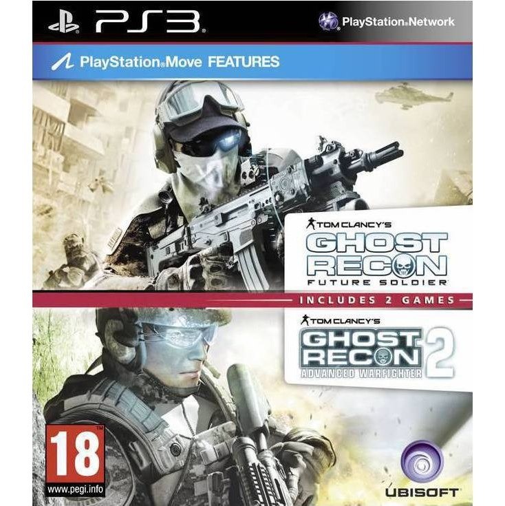 Tom Clancy's Ghost Recon Double Pack (Future Soldier / Advanced Warfighter 2) - PS3 Used Game