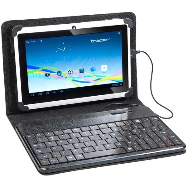 Tracer Tablet Case White With Keyboard 7-8'' Θήκη Με Πληκτρολόγιο
