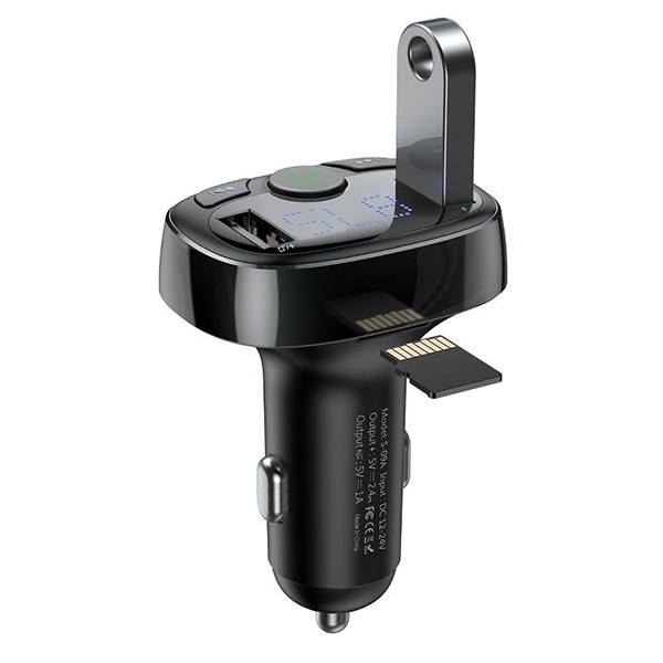 Transmitter Baseus Streamer CCTM-01 T Typed Bluetooth 2xUSB microSD Black